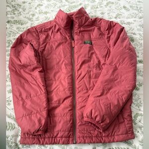 L.L. Bean Puffer Jacket in Salmon